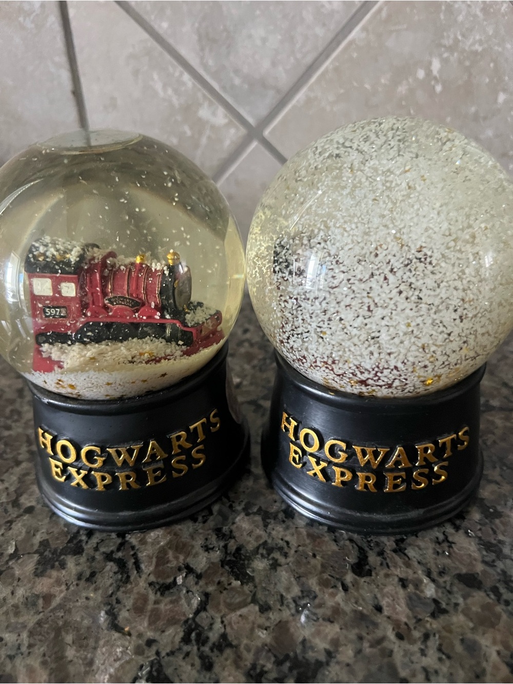 Hogwarts Express Red Train Snow Globe - Branded Holiday Decor